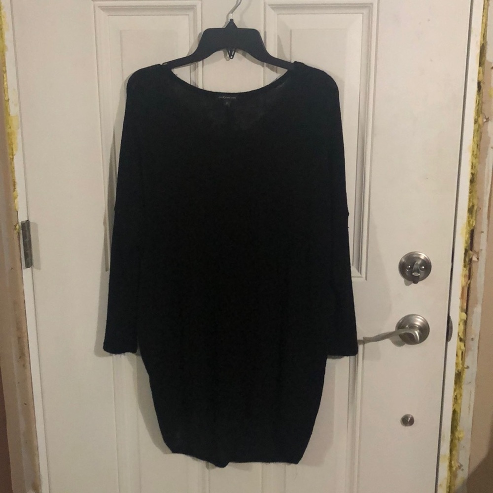 Black long sweater
